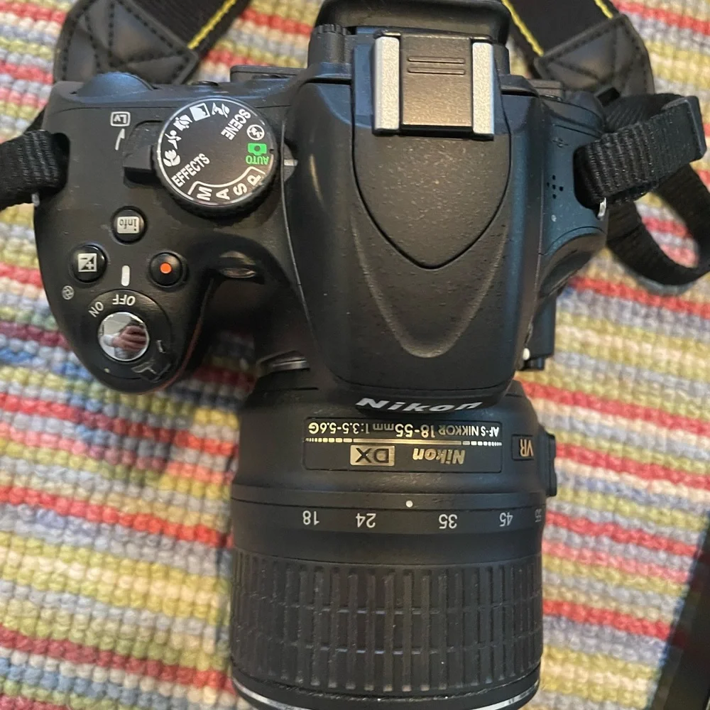 Nikon D5100 w/ standard AF-S Nikkor 18-55mm